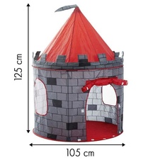 iPLAY Dětský stan - Zámek, 105x105x125 cm rozměry
