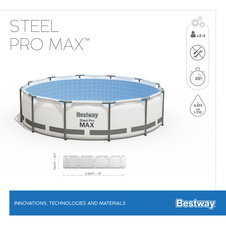 Bazén BESTWAY STEEL PRO MAX 366x76 cm + příslušenství 56416 popis